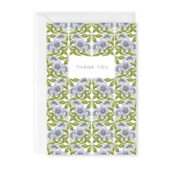 Catherine Lewis Flora Nouveau - Thank You - card- Greeting Cards
