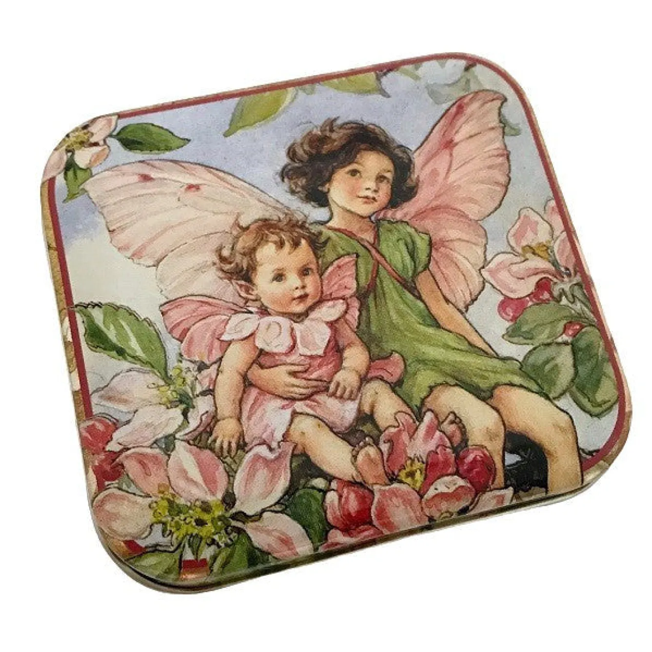 Elite Tins Flower Fairies Pocket Tins- Novelty|Flowers & Fruits
