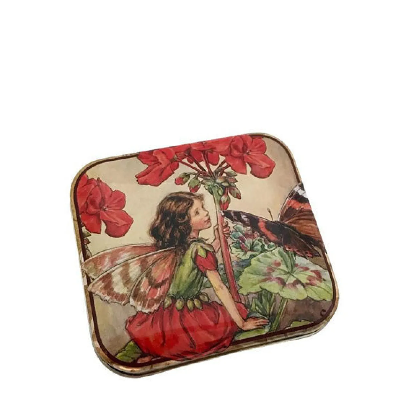 Elite Tins Flower Fairies Pocket Tins- Novelty|Flowers & Fruits