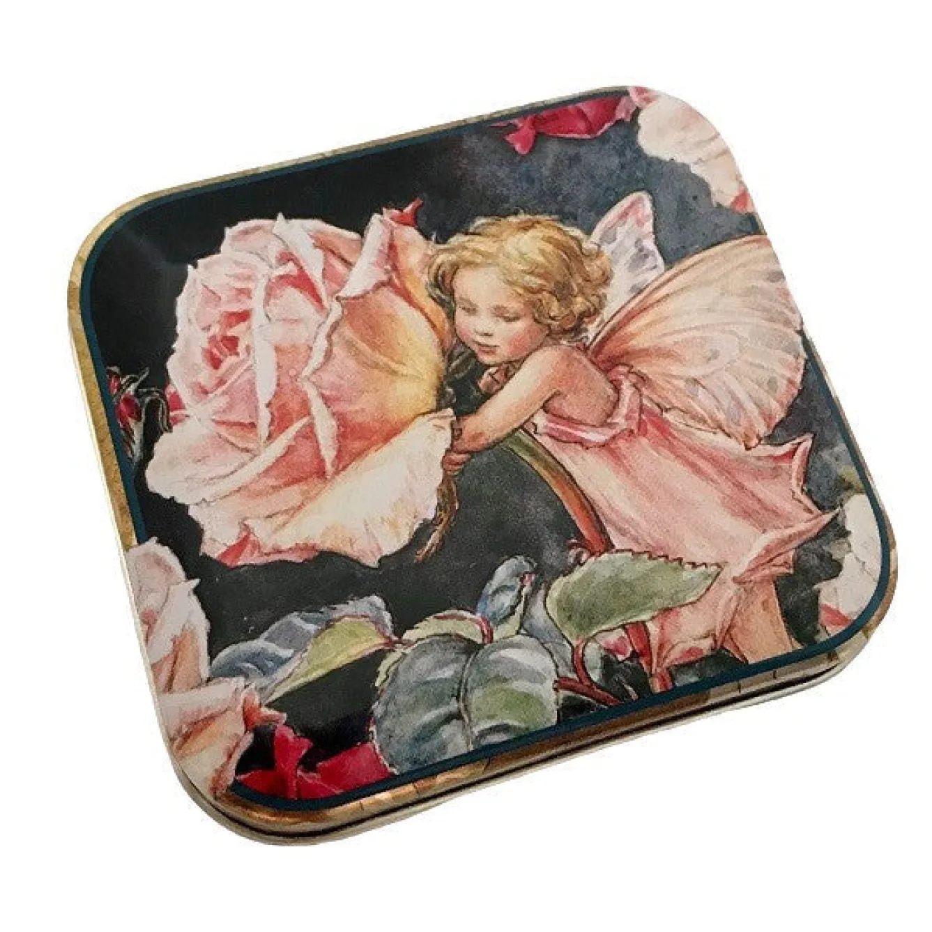 Elite Tins Flower Fairies Pocket Tins- Novelty|Flowers & Fruits