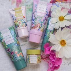 Heathcote & Ivory Flower of Focus Power Through Top to Toe Kit- Soaps & Lotions|Bags