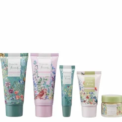 Heathcote & Ivory Flower of Focus Power Through Top to Toe Kit- Soaps & Lotions|Bags