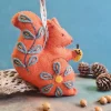 Corinne Lapierre Folk Embroidered Squirrel Felt Craft Mini Kit- Crafts|Children