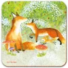 Emma Ball Foxes Coaster- Coasters