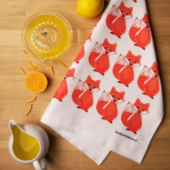 Lucky Lobster Foxy Tea Towel- Tea|Tea Towels