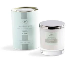 Marmalade of London Freesia & Pear Glass Candle- Home Fragrance