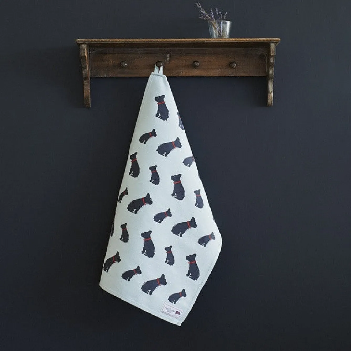 Sweet William French Bulldog Tea Towel- Tea|Tea Towels