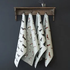 Sweet William French Bulldog Tea Towel- Tea|Tea Towels