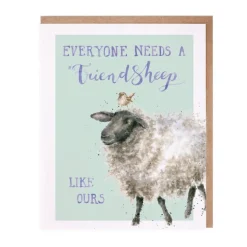 Wrendale Designs 'Friendsheep' Sheep Greetings Card- Greeting Cards
