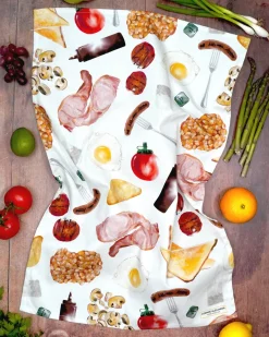 Corinne Alexander Full English Tea Towel by- Father's Day|Tea