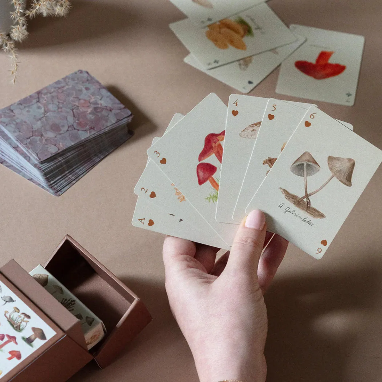 Roomytown Fungi Playing Cards - Set of 2 Decks- Puzzles