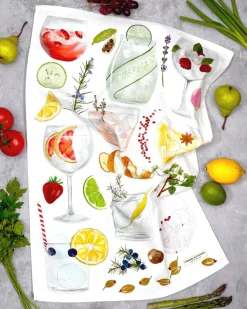 Corinne Alexander 2023 G & T Tea Towel by- Father's Day|Tea