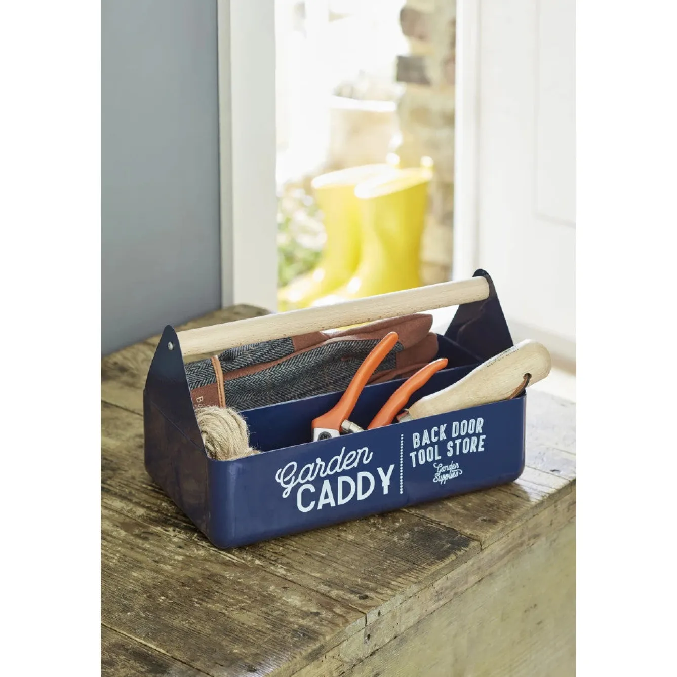 Burgon & Ball Garden Caddy in Atlantic Blue- Gardening|Gardening