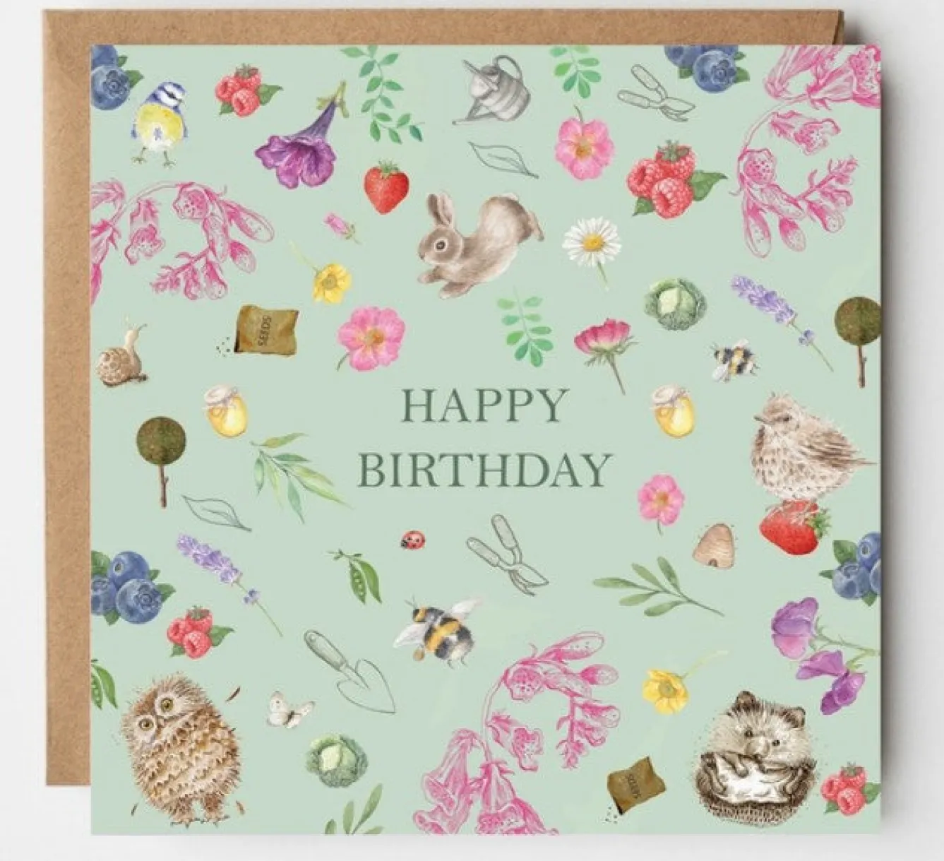 West Country Designs Garden Companions Birthday Card- Greeting Cards