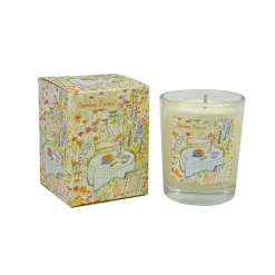 Heaven Scent Garden Picnic Votive Candle - Lime, Basil & Mandarin- Home Fragrance