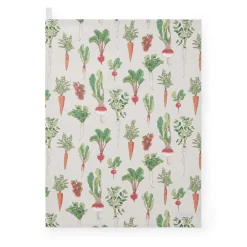 Sophie Allport Garden Vegetable Tea Towel by- Gardening|Tea