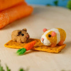 Sew Heart Felt Ginger & Baby Squeak Guinea Pig Set- Children