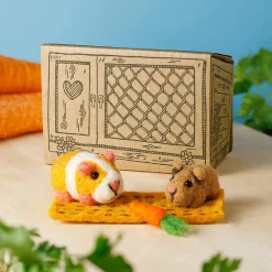 Sew Heart Felt Ginger & Baby Squeak Guinea Pig Set- Children