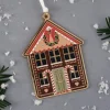 Nancy & Betty Gingerbread House Tree Decoration- Christmas
