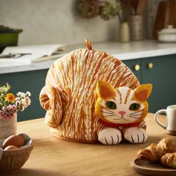 Ulster Weavers Ginger Cat Shaped Tea Cosy- Tea|Tea Cosies