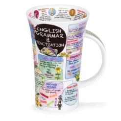 Dunoon Glencoe English Grammar and Punctuation Mug- Tea|Informative