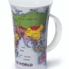 Dunoon Glencoe Map of the World Mug- Tea|Informative