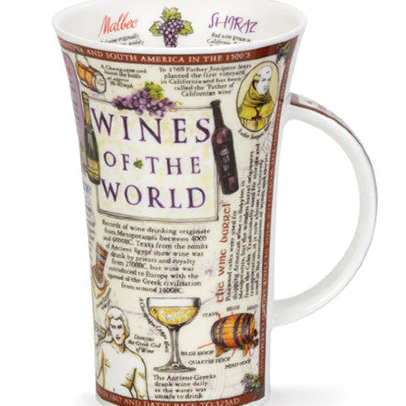 Dunoon Glencoe Wines of the World Mug- Father's Day|Tea