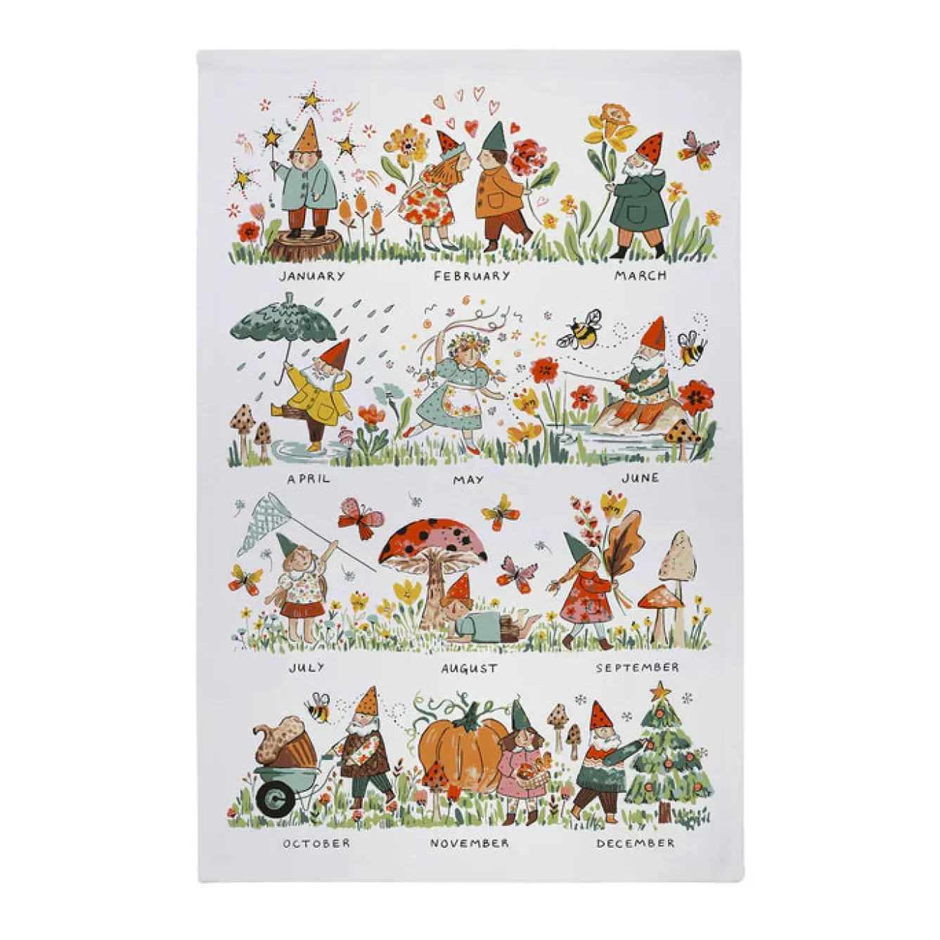 Ulster Weavers Gnome For The Holidays Cotton Tea Towel- Christmas|Tea