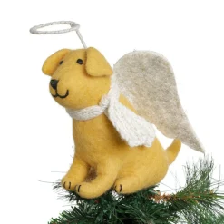 Amica Felt Golden Labrador Tree Topper - Large- Christmas Decorations|Christmas
