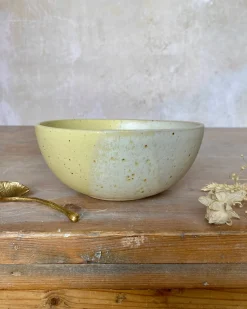 Emily Doran Pottery Golden Sand Breakfast Bowl- Bowls & Dishes