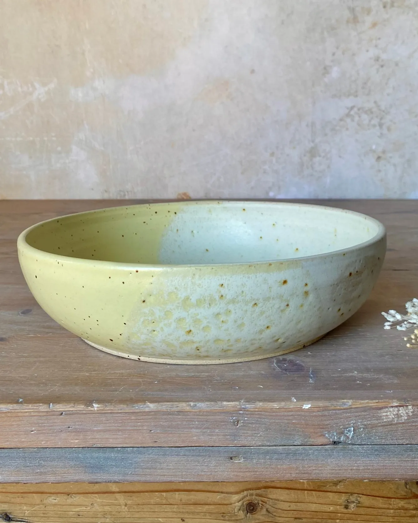 Emily Doran Pottery Golden Sand Serving Bowl- Bowls & Dishes