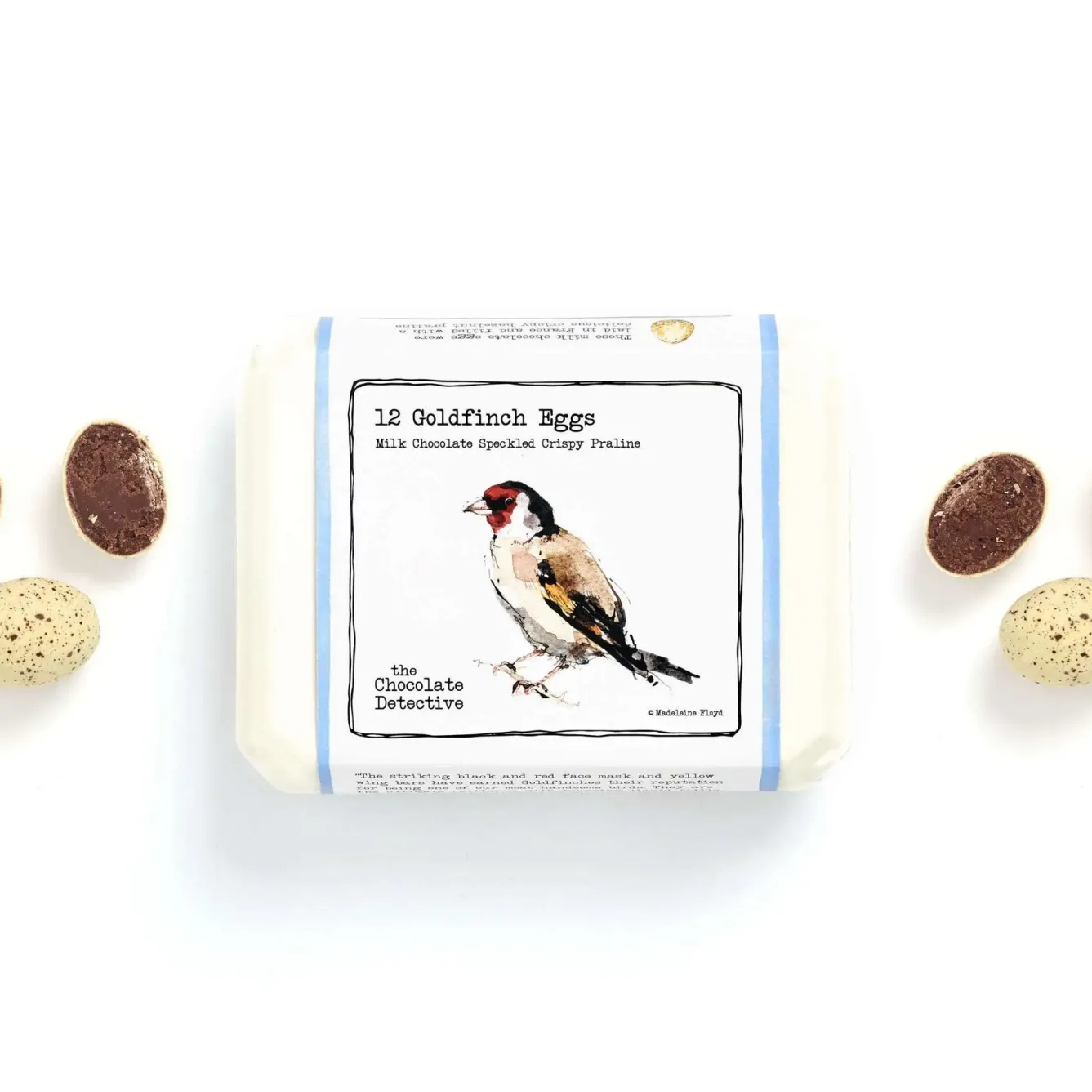 The Chocolate Detective 12 Gold Finch Eggs by- Easter|Chocolate