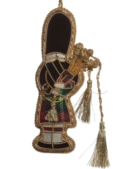 St. Nicolas Gold Highland Piper Decoration- Royal|Christmas Decorations