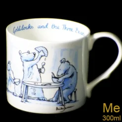 Two Bad Mice Goldilocks Blue Mug- Tea|Whimsical