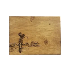 Selbrae Golfing Oak Bar Board- Chopping Boards
