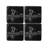 Selbrae Golf - Set of 4 Slate Coasters- Father's Day|Tea