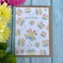 Jen Winnett Good Luck Eco-Card- Greeting Cards