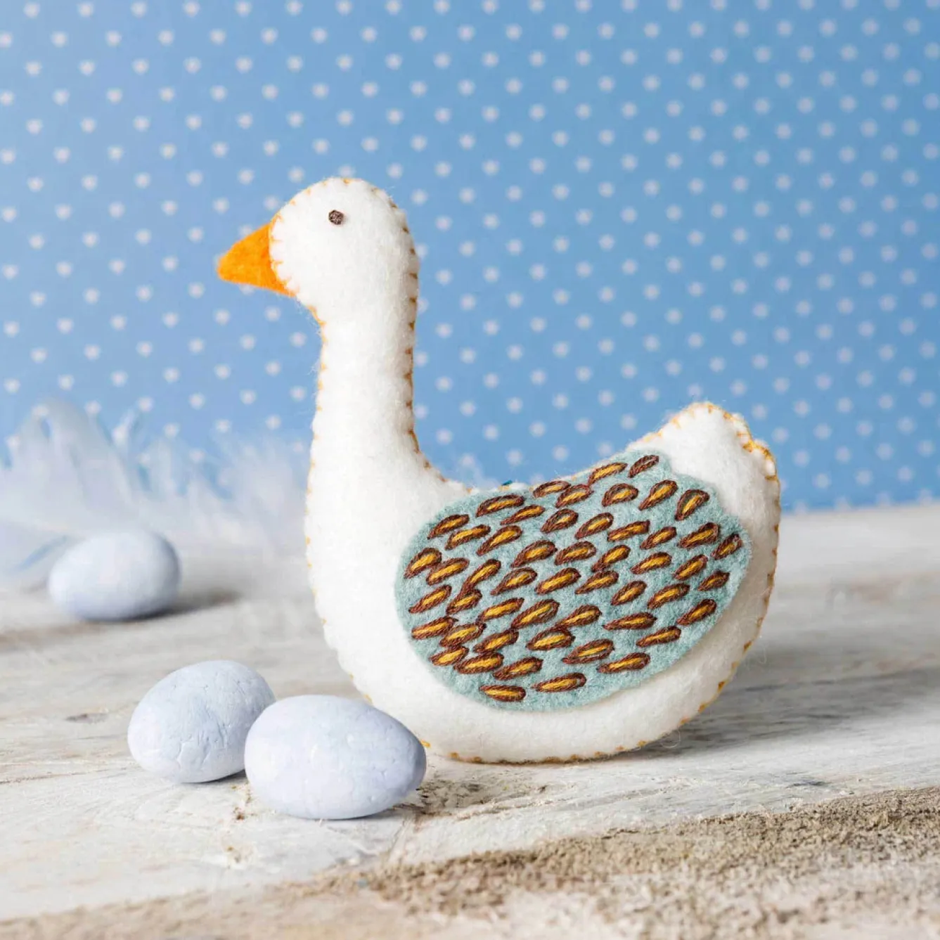 Corinne Lapierre Goose-a-Laying Felt Craft Mini Kit- Crafts|Children