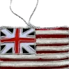 St. Nicolas Grand Union Sparkly Flag Decoration- Royal|Christmas Decorations