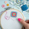 Hawthorn Handmade Granny Square Magnetic Needle Holder- Crafts