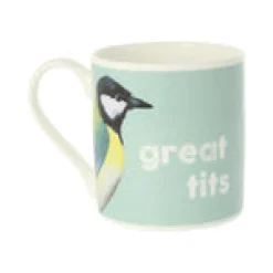 Mclaggan Smith Great Tits Bone China Mug- Whimsical|Animals