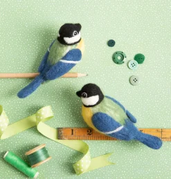 Hawthorn Handmade Great Tits Needle Felting Kit- Crafts