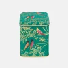 Sara Miller London Green Birds Mini Tea Tin- Tea|Tea