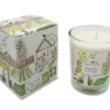 Heaven Scent Greenhouse- Rhubarb & Ginger & Ginger Glass Candle- Home Fragrance