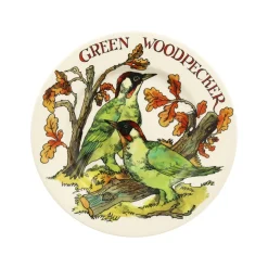 Emma Bridgewater Green Woodpecker 8 1/2 inch Plate- Plates