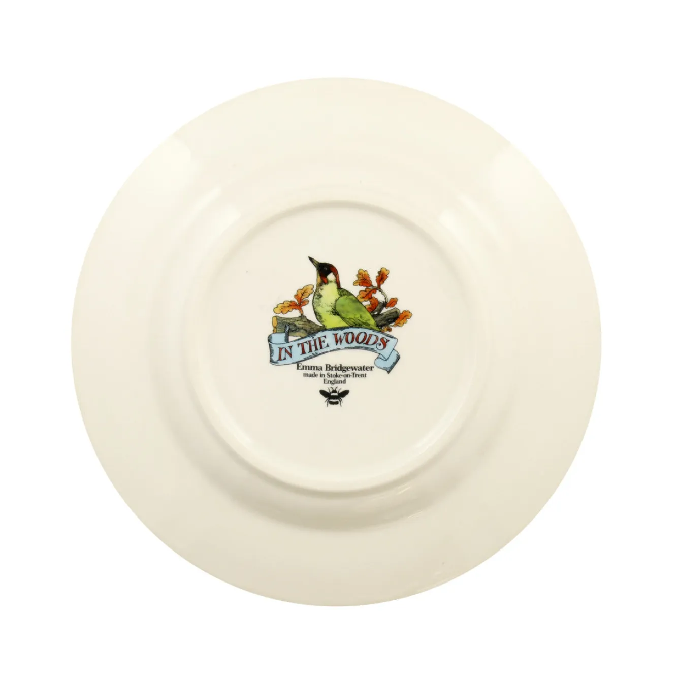 Emma Bridgewater Green Woodpecker 8 1/2 inch Plate- Plates