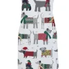 Ulster Weavers Grey Snow Dogs Holiday Cotton Apron- Aprons