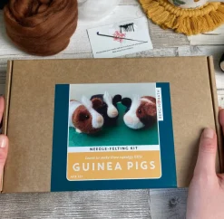 Bergin & Bath Guinea Pigs Needle Felting Kit- Crafts