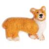 Amica Felt Gwyn the Corgi Brooch- Key Chains