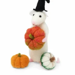 The Crafty Kit Co. Halloween Mouse Needle Felting Kit- Crafts|Children